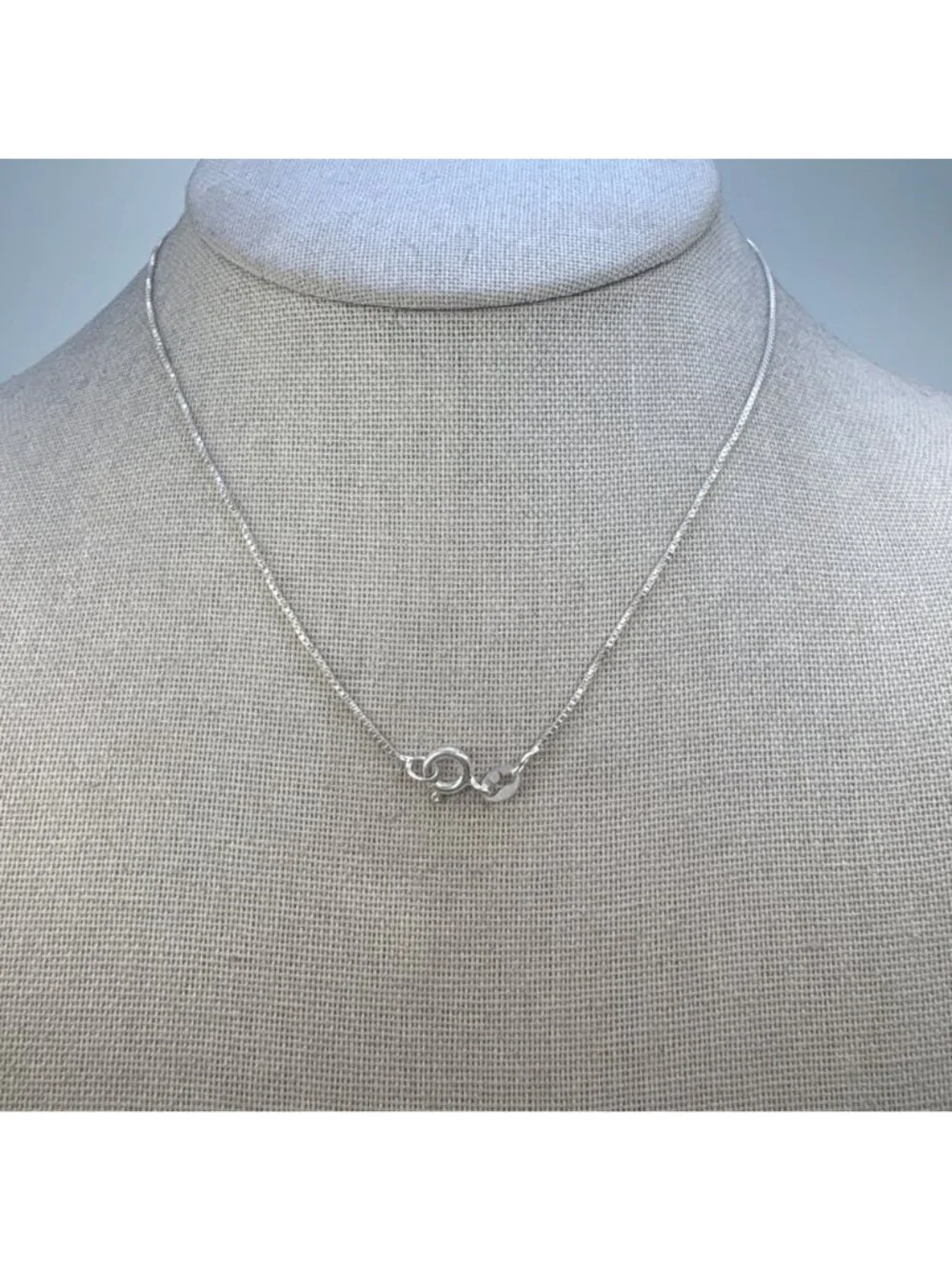 Blue Opal Palm Tree Pendant Necklace Sterling Silver 925 Size 15.5